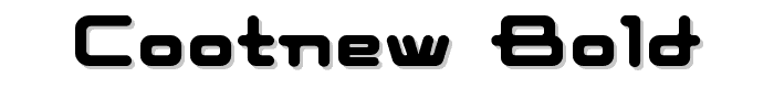 Cootnew Bold font